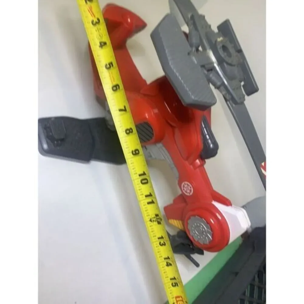 Vintage 1998‎ Rescue Hero's Red Helicopter Toy Working Pull String